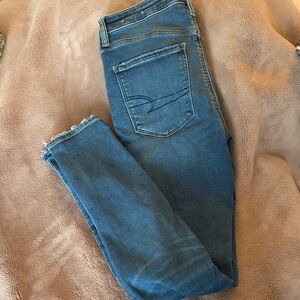 American Eagle Outfitters Dark Blue Skinny Jeans